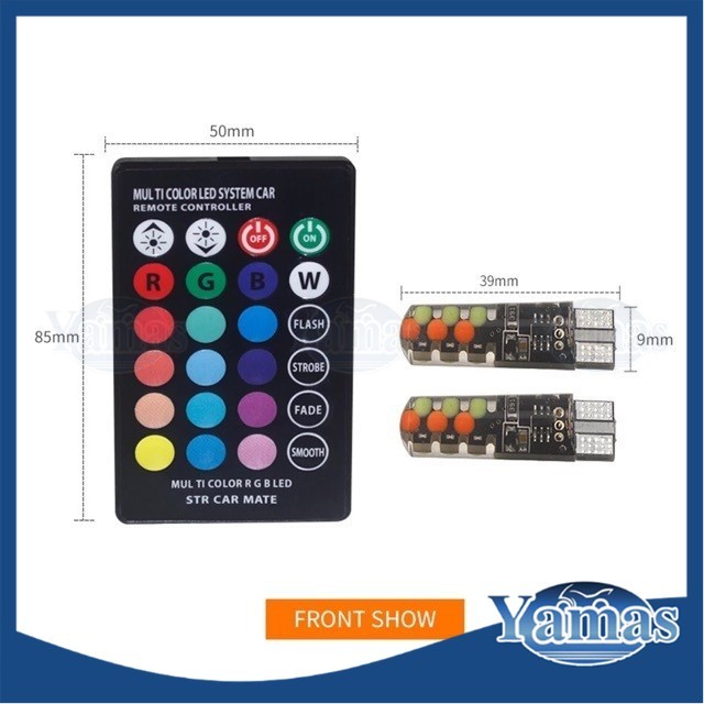 [YAMAS] PARK LIGHT T10 WITH REMOTE Motorcycle / Car Park Light Gel Type Remote Controller T10