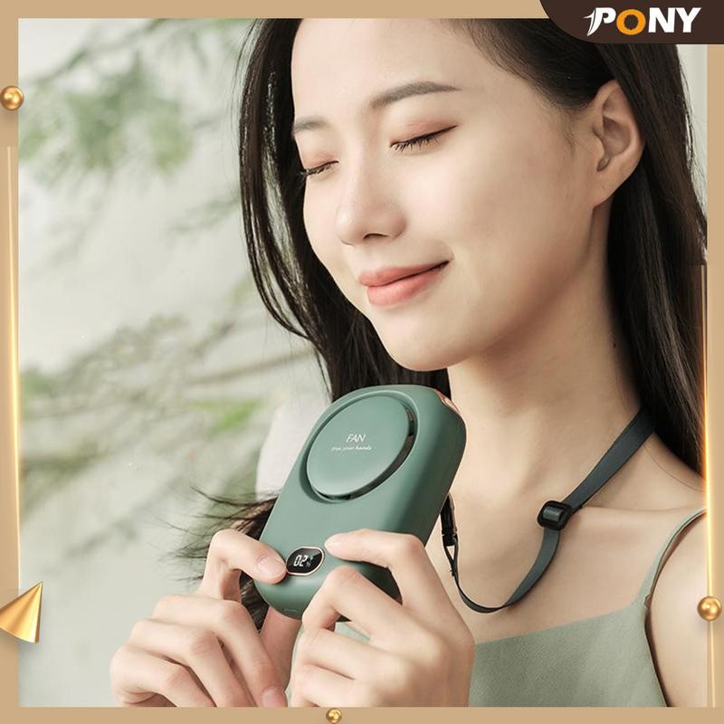 PONY MALL Harga Terendah di Malaysia Kipas Mudah Alih Gantung Leher Kipas Mini [24 Jam KAPAL]Kipas Mudah Alih Usb Kipas Tanpa Bilah dengan Paparan LED Kipas Kipas Gantung Kipas Gantung Kipas Gantung