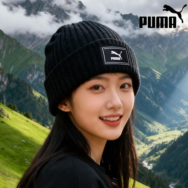 Lucky Leaf 丨 PUMA PUMA Men's Hat Women's Hat 25 Summer Hat New Style Sports Hat Warm Knitted Hat Trendy