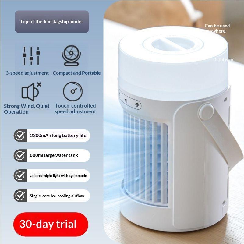 Mini USB Mist Fan Rechargeable Desktop Portable Fan for Office Home Study Room kipas usb meja