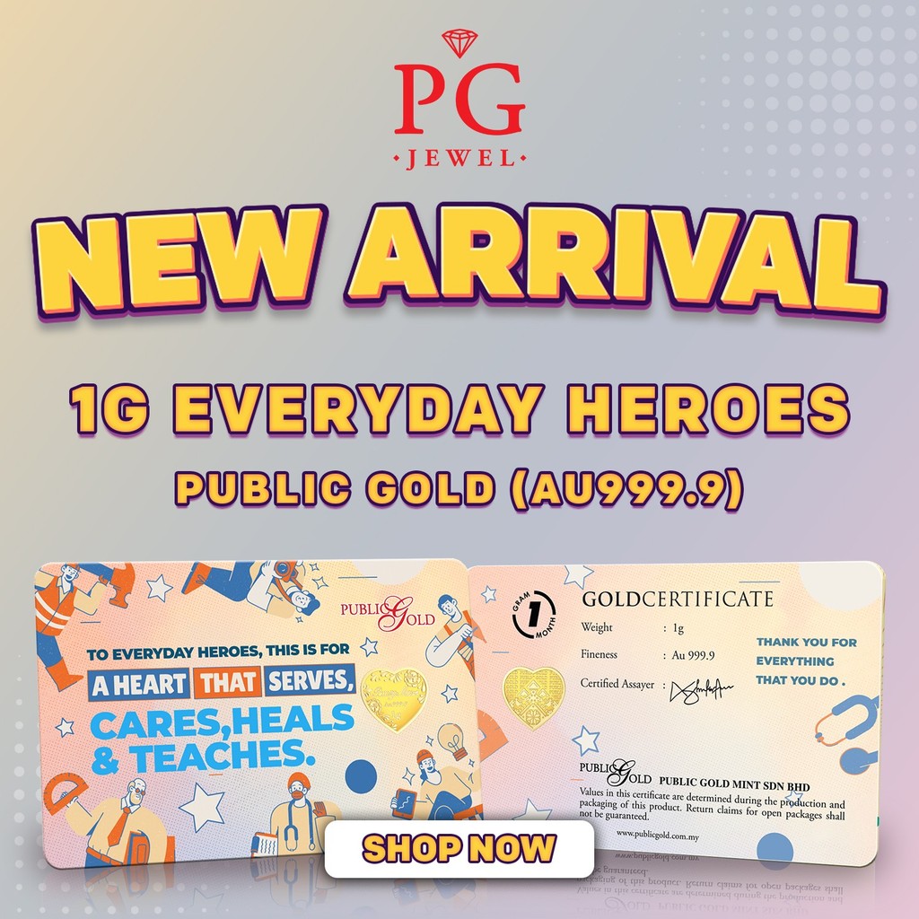 Public Gold BungaMas Series Bar PG 1g (Au 999.9) 24K - Everyday&hellip;
