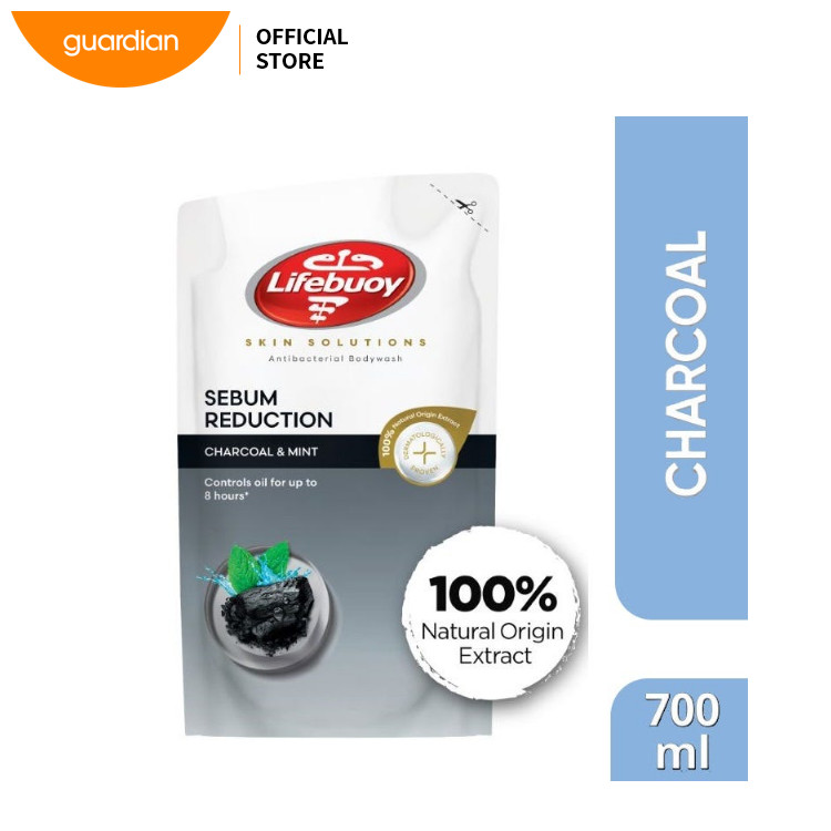 Lifebuoy Body Wash Refill 700ml Charcoal Mint
