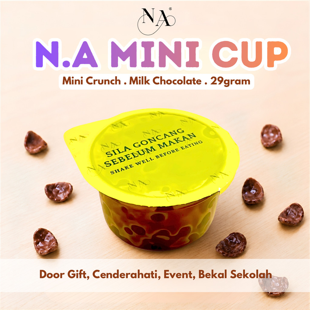 (25PCS keatas RM1.15) DOORGIFT N.A Kokojar Coklat Gelap Leleh 29g Chococup Chocolate Balang 5 Cereal Goodies Choco Jar