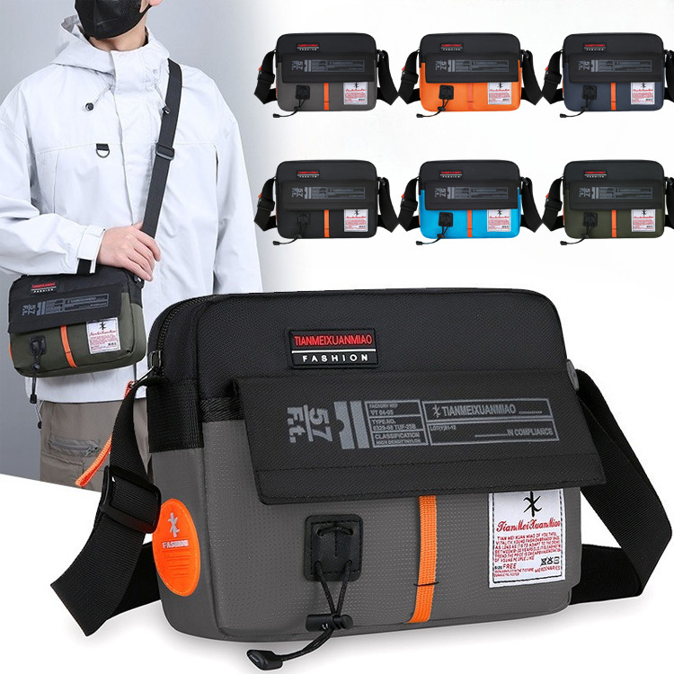 Multi Water-proof Casual Fashion Sling Bag Shoulder Bag Beg Lelaki Men's Sports Durable Outdoor Bag Messenger Travel Bag