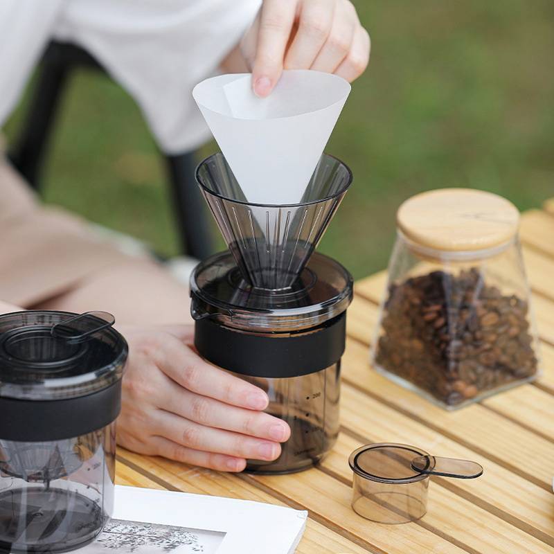 Auspiciousrui Hand-brew Three-in-one Coffee Pot With Scale Food-grade Thi Material Coff…