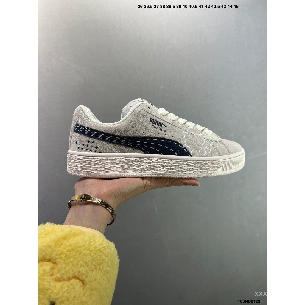 Puma shoes/Puma sneakers Suede XL Crush 男女板鞋 系带日系轻便学生党 TFT4