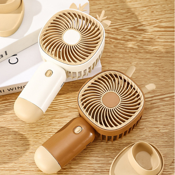 | ice cooler fan | 【kipas mini bateri tahan lama】 kipas turbo mini ➳Cross-Border Handheld Small Fan USB Electric High-Appearance Student Dormitory Portable High Wind Desktop Stand Fan♞