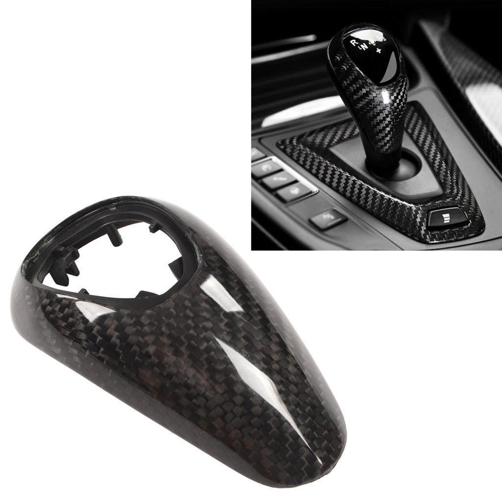 Gear Shift Knob Cover Carbon Fiber Decorative Shifter Head Trim Replacement for M2 F87 M4 F82 M3 F80 M5 F90