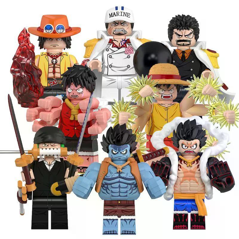 2026 New Style Compatible Lego Luffy Doll Straw Hat One Piece Four-speed Three-speed Peripheral Nautical Doll Figure Building Block Toys20260903 2026新款兼容乐高路飞人仔草帽海贼团王四挡三挡周边航海人偶手办积木玩具20260903