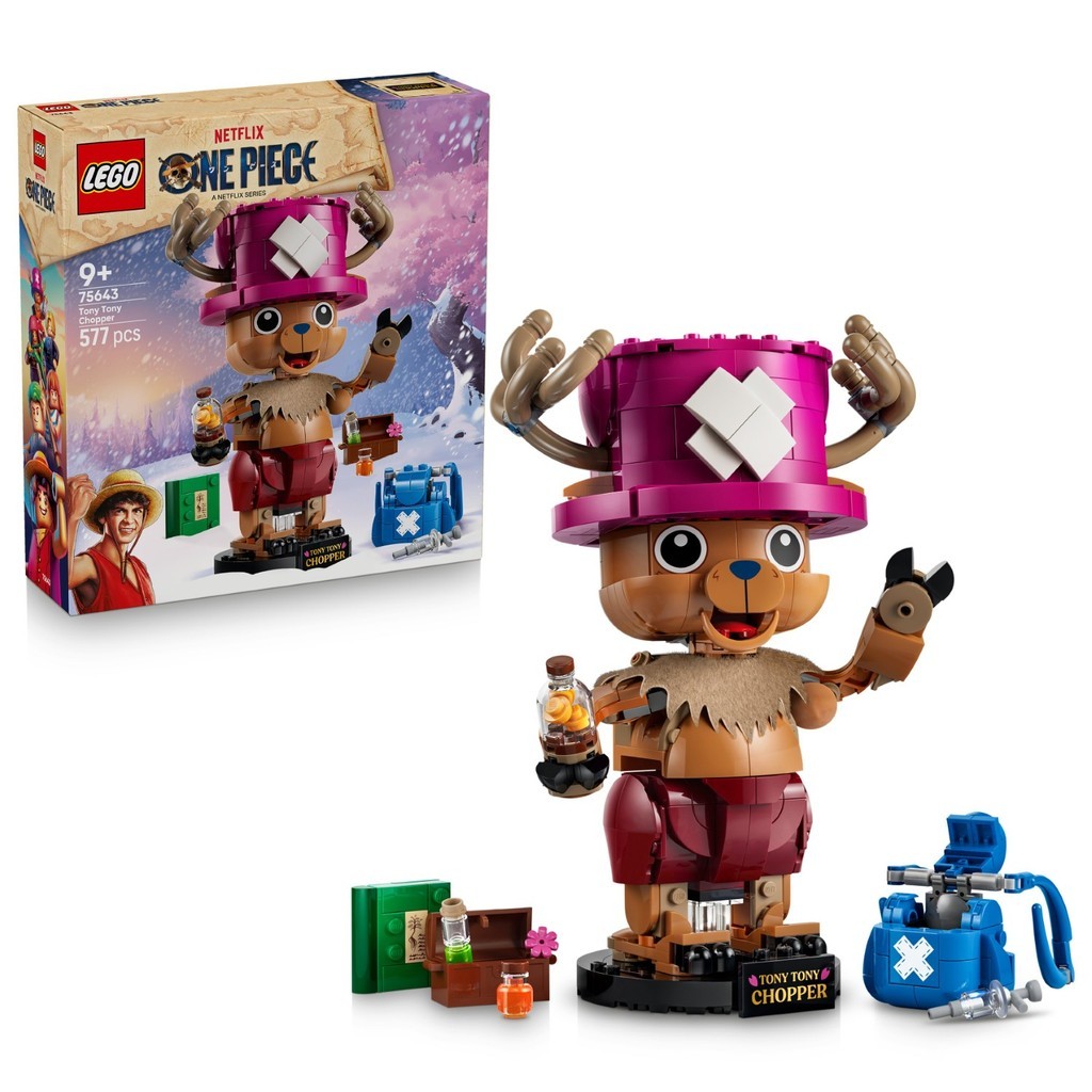 LEGO 75643 ONE PIECE Tony Tony Chopper Building Toy Set (577 Pieces)