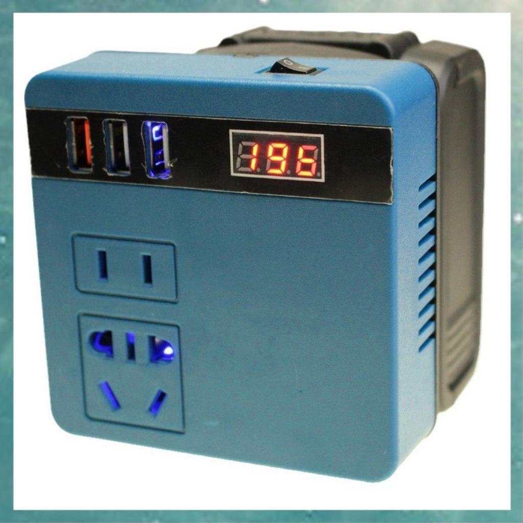[uhktyltui.vn] For  Battery Inverter Lithium Power Supply with AC220V/DC5V/20V Output for Outdoor Use