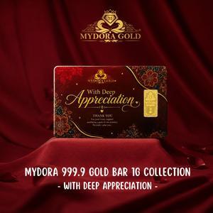 MYDORA 999.9 Gold Bar 1g Card - With Deep Appreciation l EMAS&hellip;
