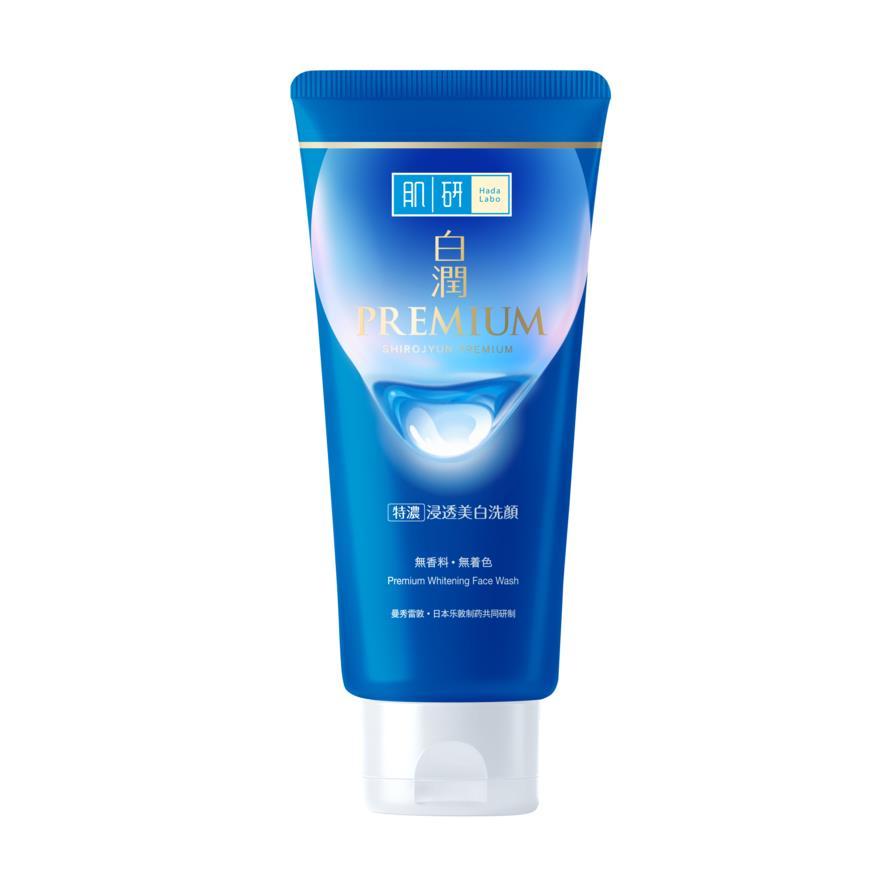 HADA LABO Premium Whitening Face Wash 100g