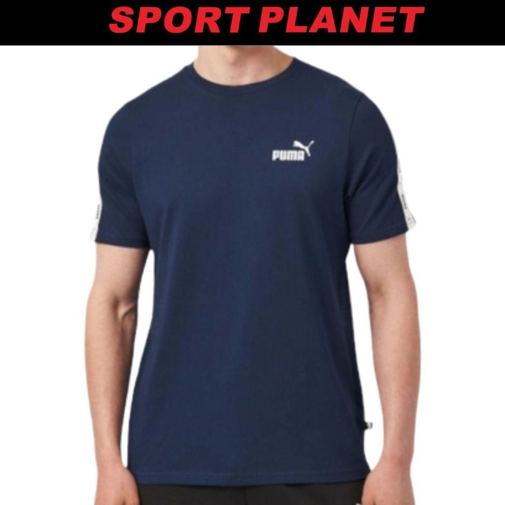 Puma Men ESS+ Tape Short Sleeves Tee Shirt Baju Lelaki (847382-14) Sport Planet 32-20