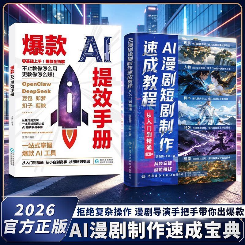 AI漫剧短剧制作速成教程 从入门到精通零基础AI变现赋能赚钱 AI Short Drama Production Crash Course: From Beginner to Expert, Zero-Basis AI Monetization for Earnings