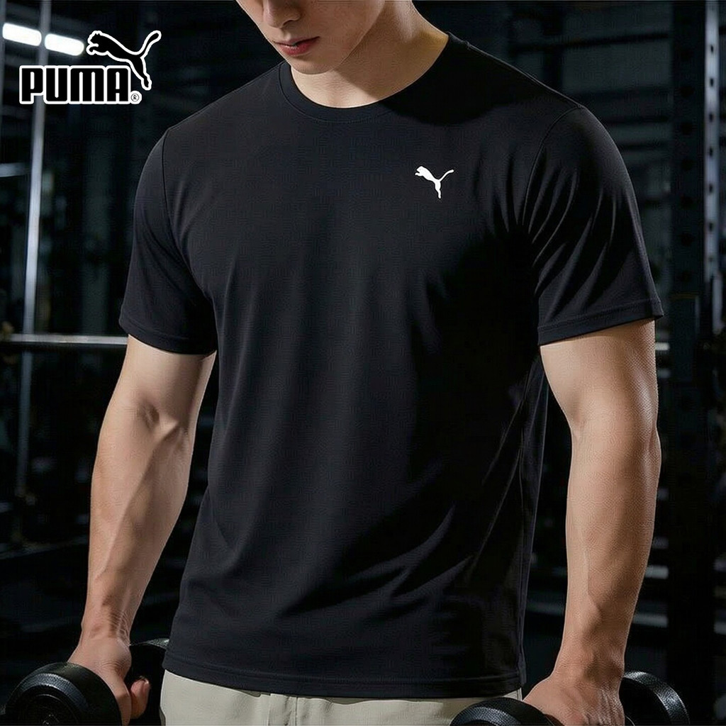 Inter 丨 PUMA PUMA Quick-Drying Short-Sleeved Men's Wear 2026 Summer New Style Fitness Training Sportswear T-Shirt Half-Sleeve
