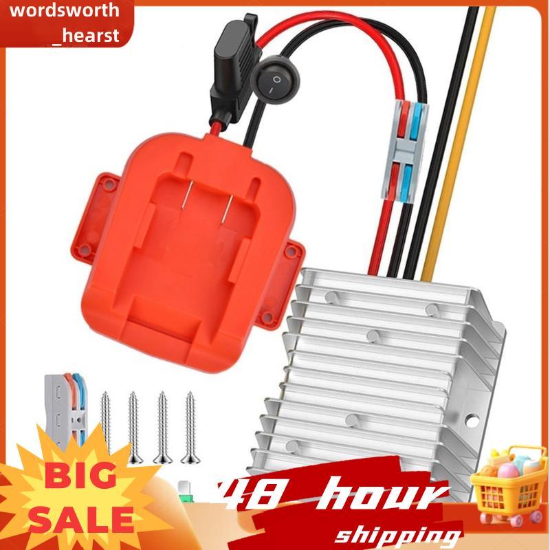 20V-12V Step-Down Converter for  20V Battery Power Wheel Battery Adapter 15A 180W Inverter  Converter