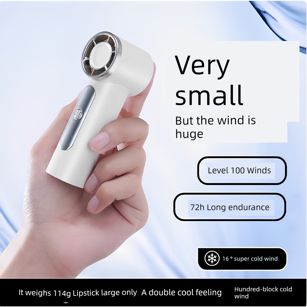kipas mini kipas aircond usb kipas mini 25 New Style Handheld Small Fan Refrigeration Small Mini usb Charging Long Battery Life Portable Portable Portable