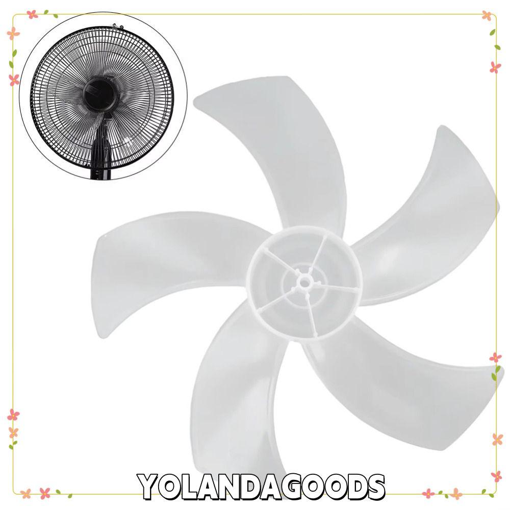 YOLANDAGOODS1 Five Blades Fan, Slow Noise Plastic Fan Blade,  Big Wind Fan Accessories for Pedestal Fan Table Fan Wall Fan