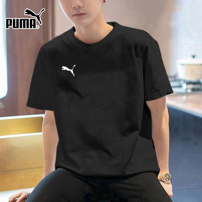 Inter 丨 PUMA PUMA Short-Sleeved Men's Clothing 2026 Summer New Style Black Casual Half-Sleeved Breathable Sportswear T-Shirt