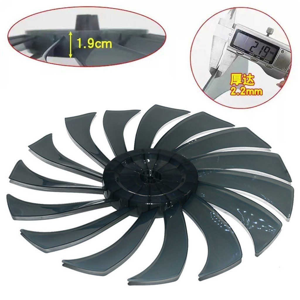Electric Fan Fan Blade Accessories Universal 47cm/Small 53cm Floor Fan Wall Fan Table Fan 15 Blades Wing Blade 350MM A44H