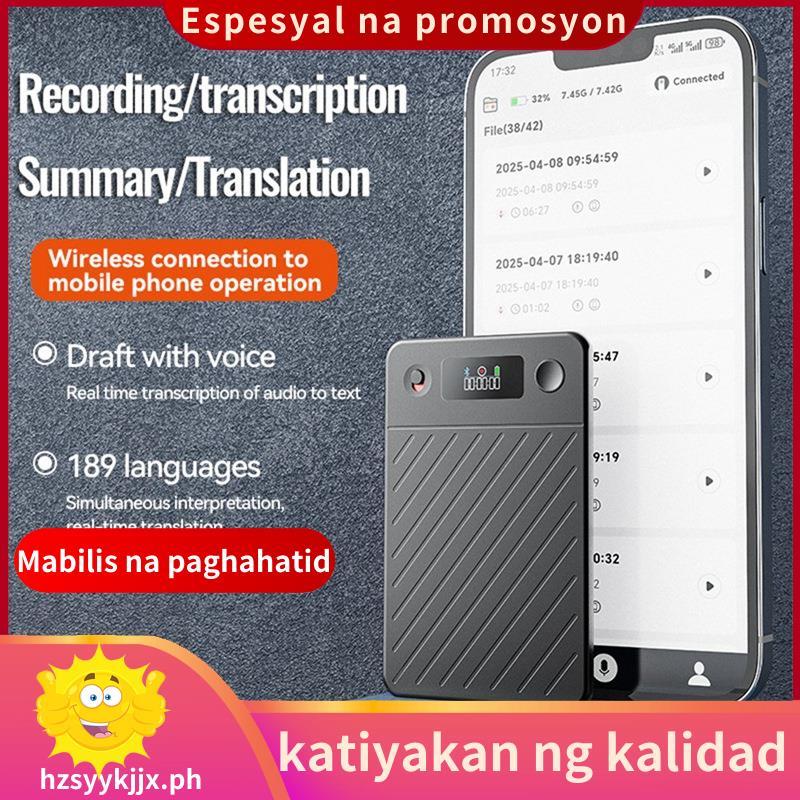 AI Voice Recorder ChatGPT Digital for Meeting Interview 189 Languages Real-Time Transcription Translation.hzsyykjjxph