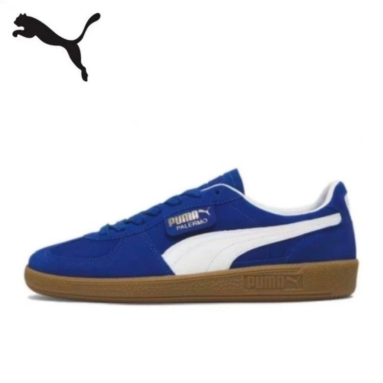 【PUMA Officiаl】PUMA Palermo Unisex Low Cut Blue White Sneakers