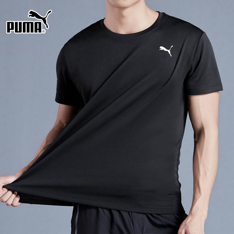 Inter 丨 PUMA PUMA Quick-Drying Short-Sleeved Men 2026 Summer New Style Running Fitness Clothes Sportswear Round Neck T-Shirt