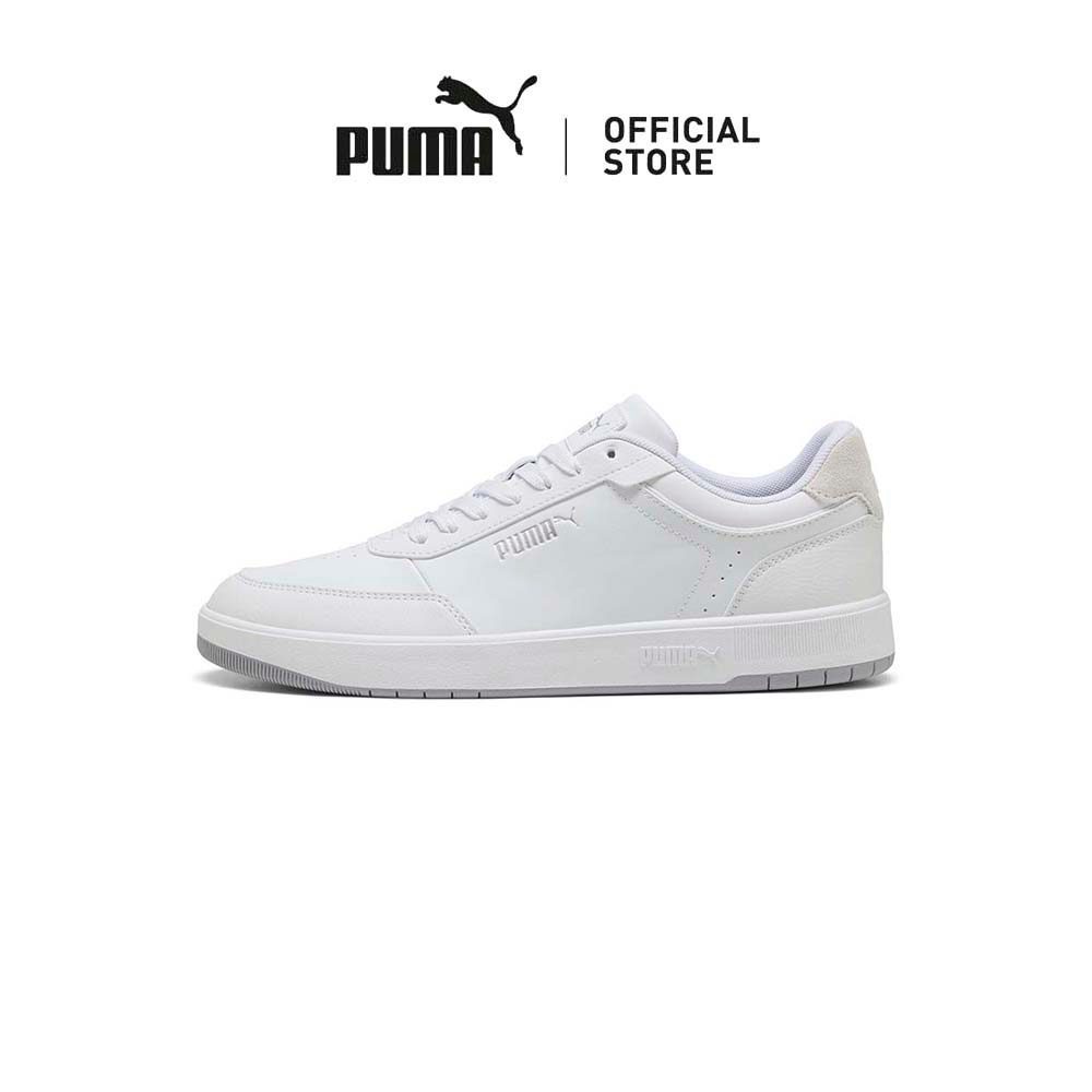 PUMA Unisex Canasta Sneakers (White - Silver)