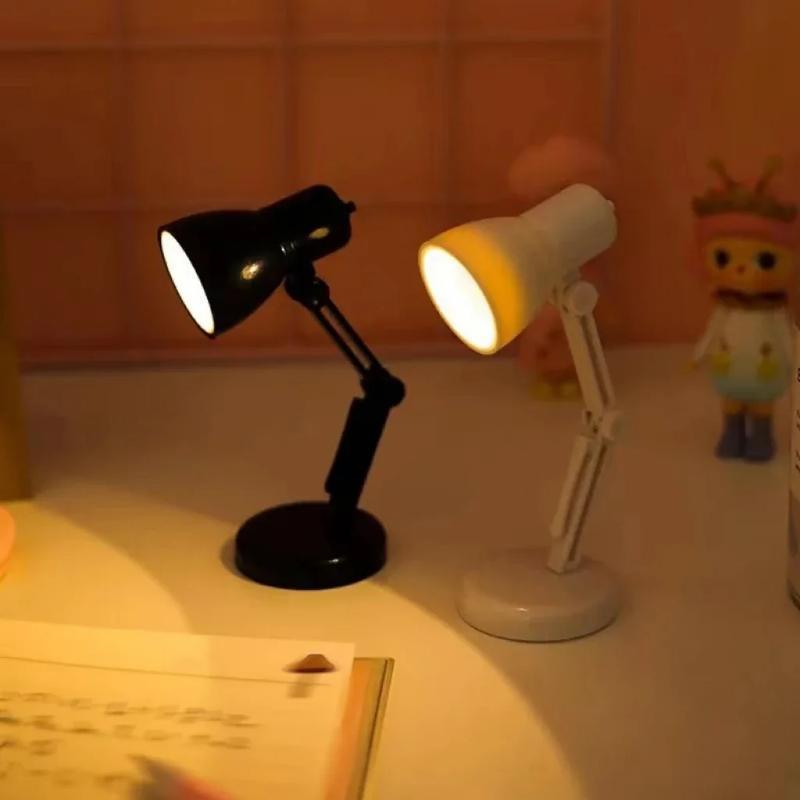 Lampu Mini Buku Dengan Klip LED Lampu Meja Malam Bilik Rumah Bilik Malam Komputer Lampu Malam Perjalanan Mata Lampu