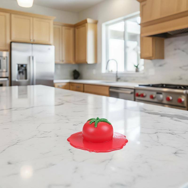 Familiesandflash> Tomato Stress Ball Slow Rebound Soft Fidget Sensory Squeeze Toy for A…