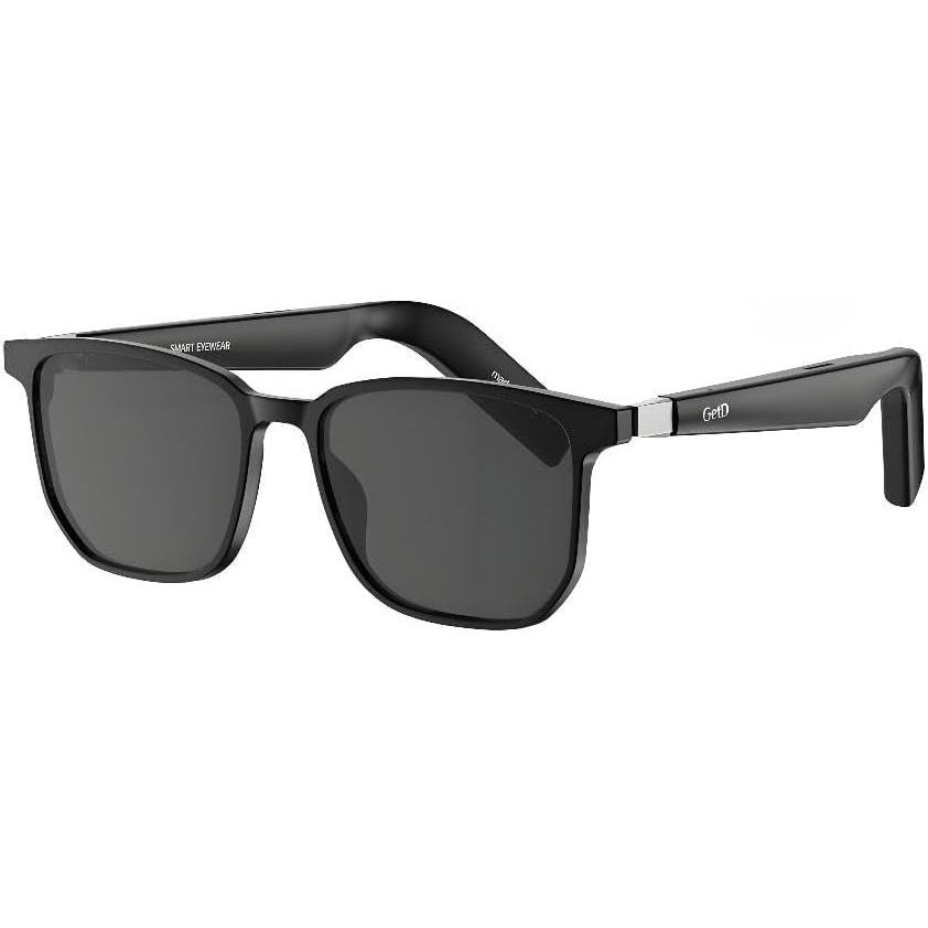 GetD AI Glasses for Men & Women, Smart Glasses Powered by ChatGPT, AI Real-time Translation with 107 Languages, 11H Music Play, Glasses with Anti-Blue Light Lens for Dail