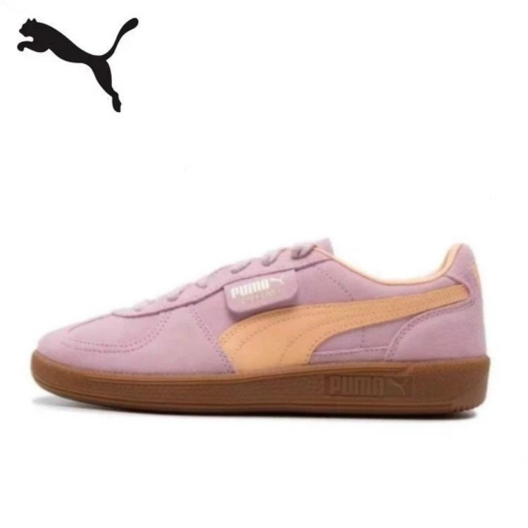 【PUMA Officiаl】PUMA Palermo Unisex Low Cut Pink Yellow Sneakers QJIS