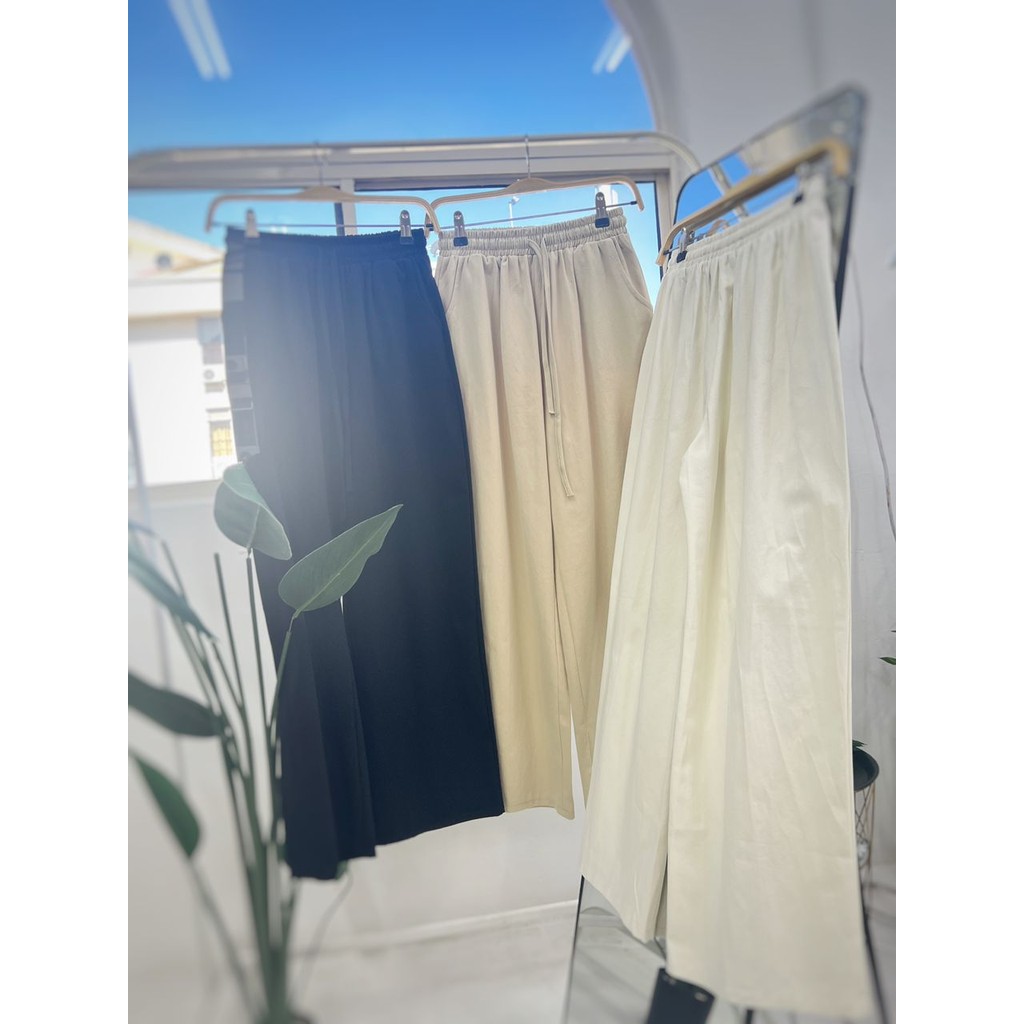 QFM Amina Cotton Jeans Pants (#2583) | Seluar Panjang Wanita Moden Kasual Longgar