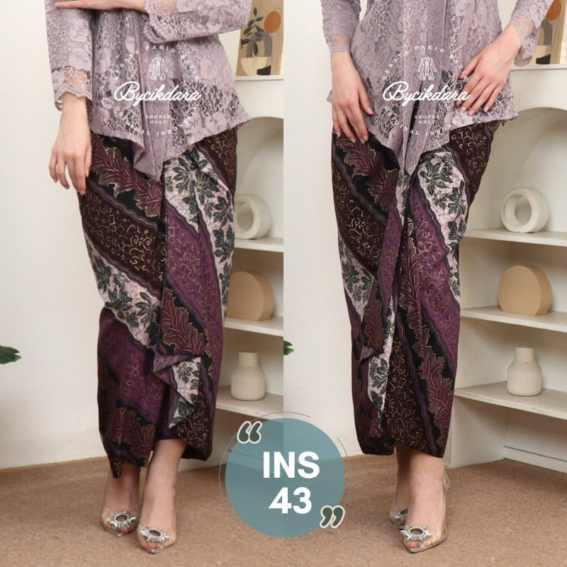 Versatile Must Pario Batik/ Instant Skirt Ready-to-Wear Batik Tassel Kebaya Bottom Purpose Multi - Image 5