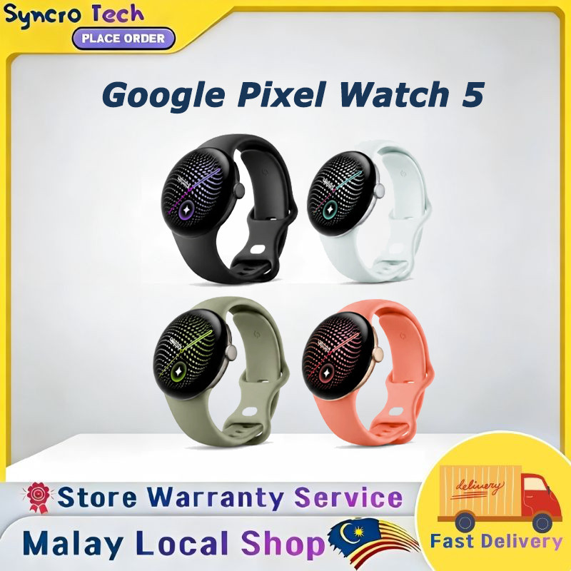 【2026】Google Pixel Watch 5 Smart watch Android Wi-Fi Gemini AI Heart Rate Monitor Fitness Trackers Waterproof 