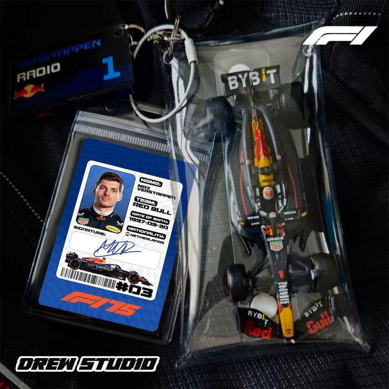 F1车手参赛卡汉密尔顿维斯塔潘勒克莱尔拉塞尔f1周边挂件背包包挂 F1 driver racing cards, Hamilton, Verstappen, Leclerc, Russell, F1 merchandise, pendants, backpack charms