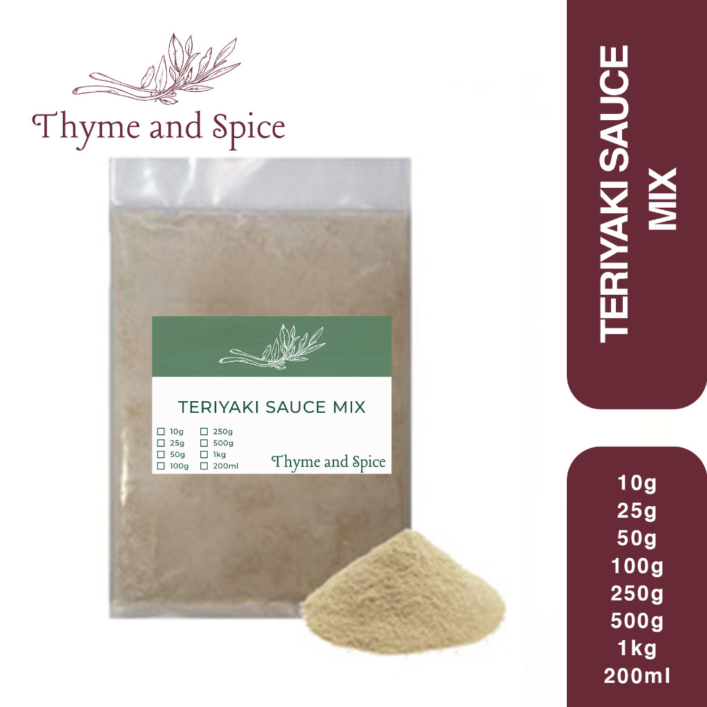 [POUCH] Teriyaki Sauce Mix Powder 25 50 100G - Seasoning️