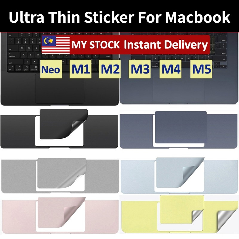 Half Palm Sticker Fo MacBook Neo A340 2026 Air M5 M4 A3240 A3241 2022 Air 13.6 M2 M3 A2681 A3113 Pro 14 16inch skin protector Film