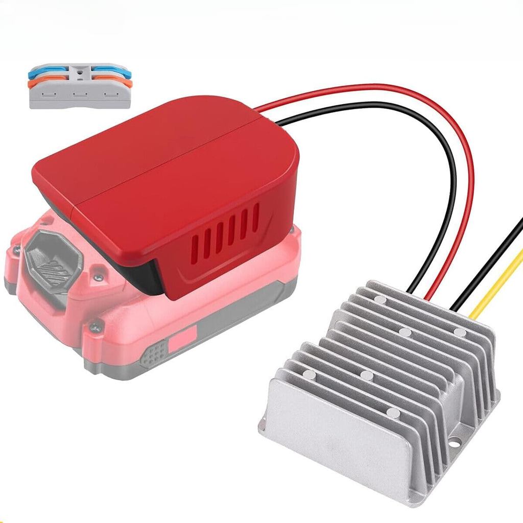 for Craftsman 20V to 12V 10A 120W Step Down Voltage Converter DIY for Power Wheel Inverter Buck Boost Voltage Regulator (15A 180W)