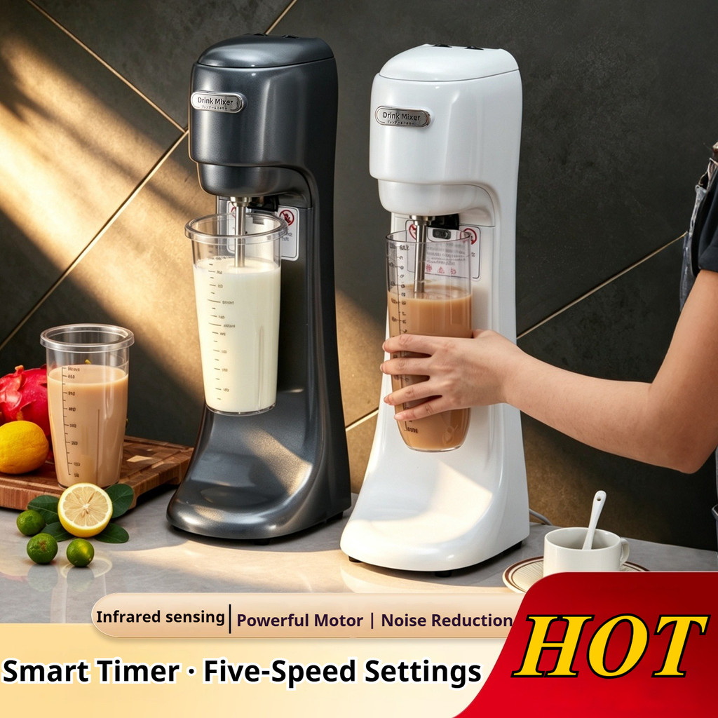 Milkshake machine milk tea shop multi-functional auto mixer milk foam/milk cap machine mesin buih/penutup susu 奶泡奶盖机