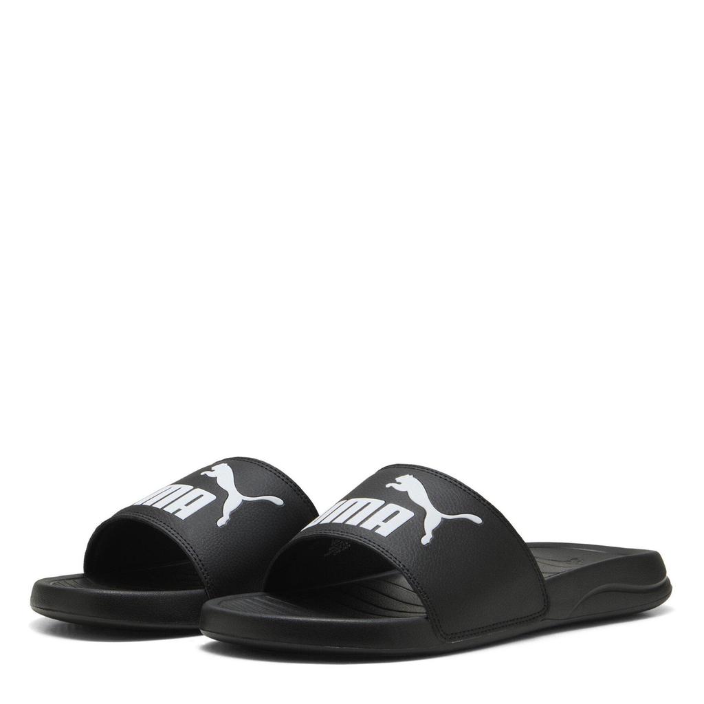 Puma Mens PUMA Popcat 20 Mens Slide Sandals (Black-Blk-White) - Sports Direct