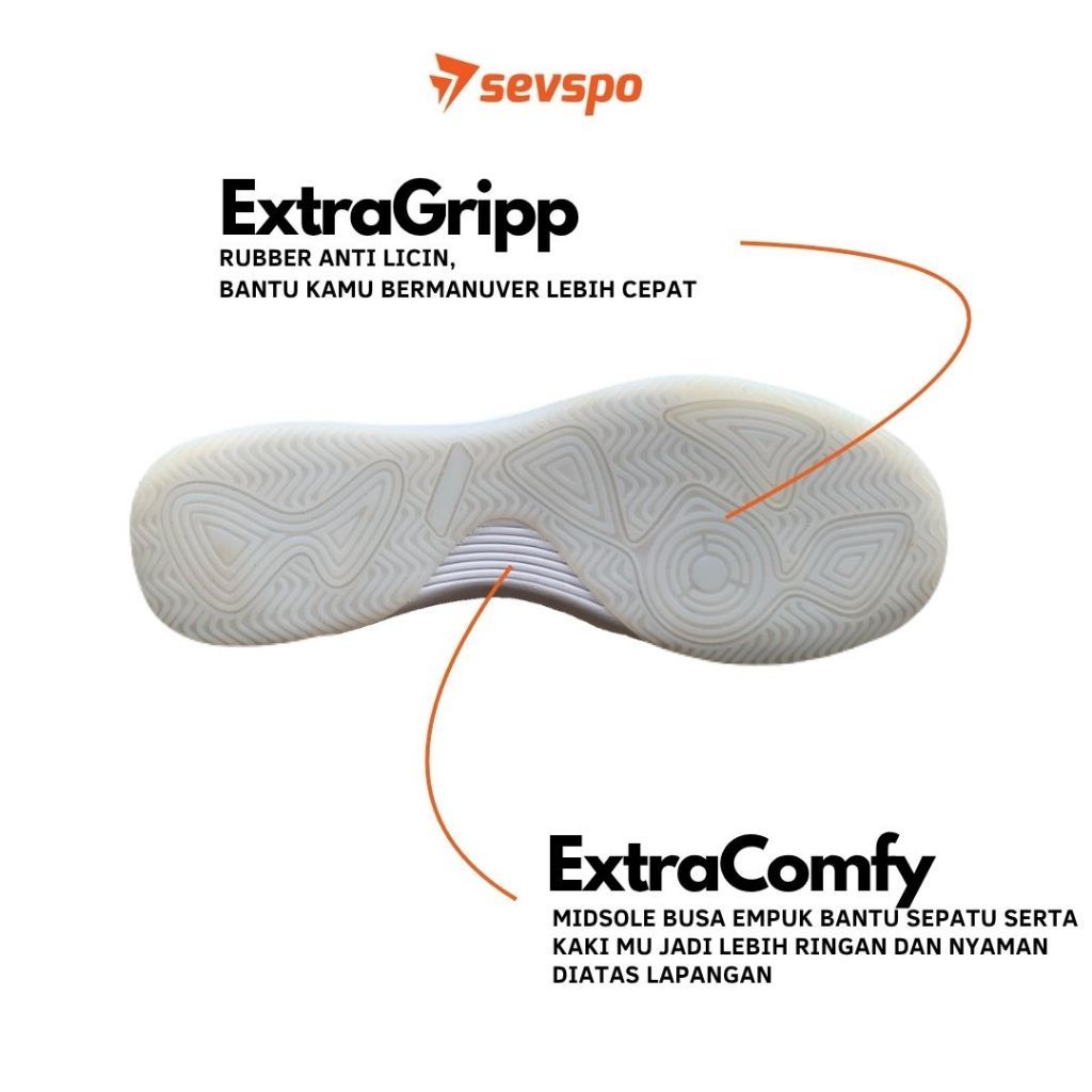 Fitness Comfort Sevspo Imbasala Flex Comfortable Anti-Slip Futsal Shoes Soft Phylon Soles - Image 2