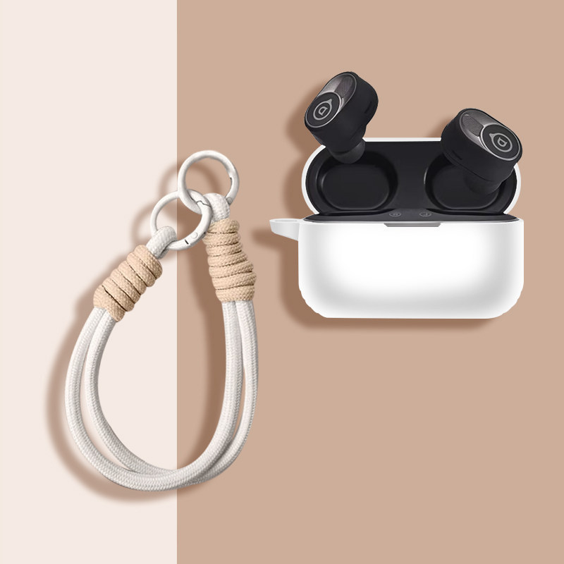 Suitable for Devialet Gemini II Bluetooth Headset Protective Case Devialet Gemini II Bluetooth Headset Protective Case Silicone Shock-resistant Solid Color Protective Case Upper Lower Conjoined Silicone Soft