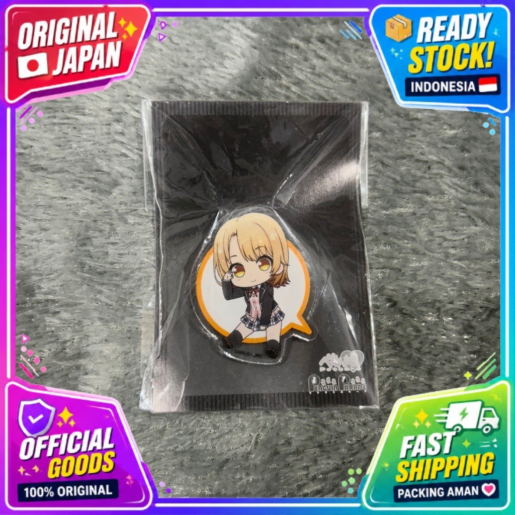 [OFFICIAL merchandise] Pin: My Teen Romantic Comedy SNAFU. Complete Petanko Acrylic Badge - Iroha Isshiki