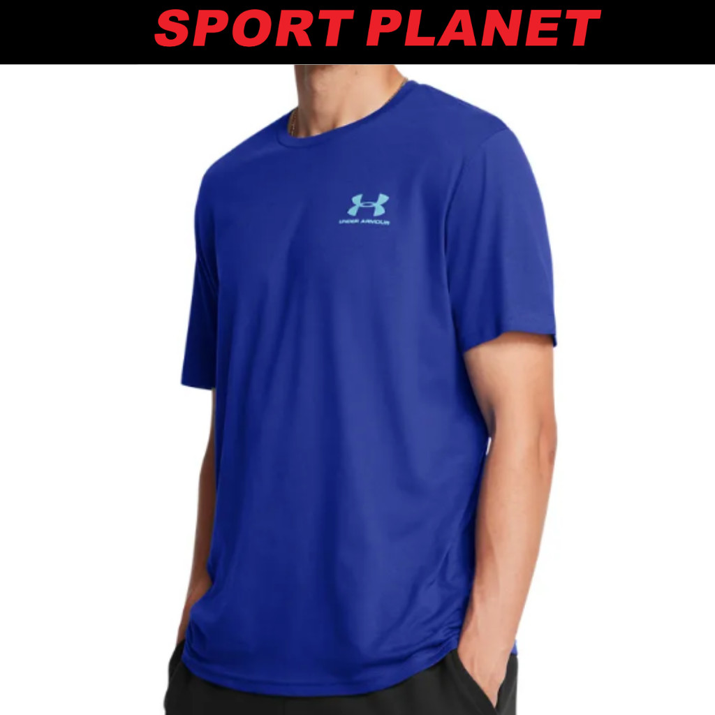 Under Armour Men Sportstyle Left Chest Tee Shirt Baju Lelaki (1326799-406) Sport Planet 30-28