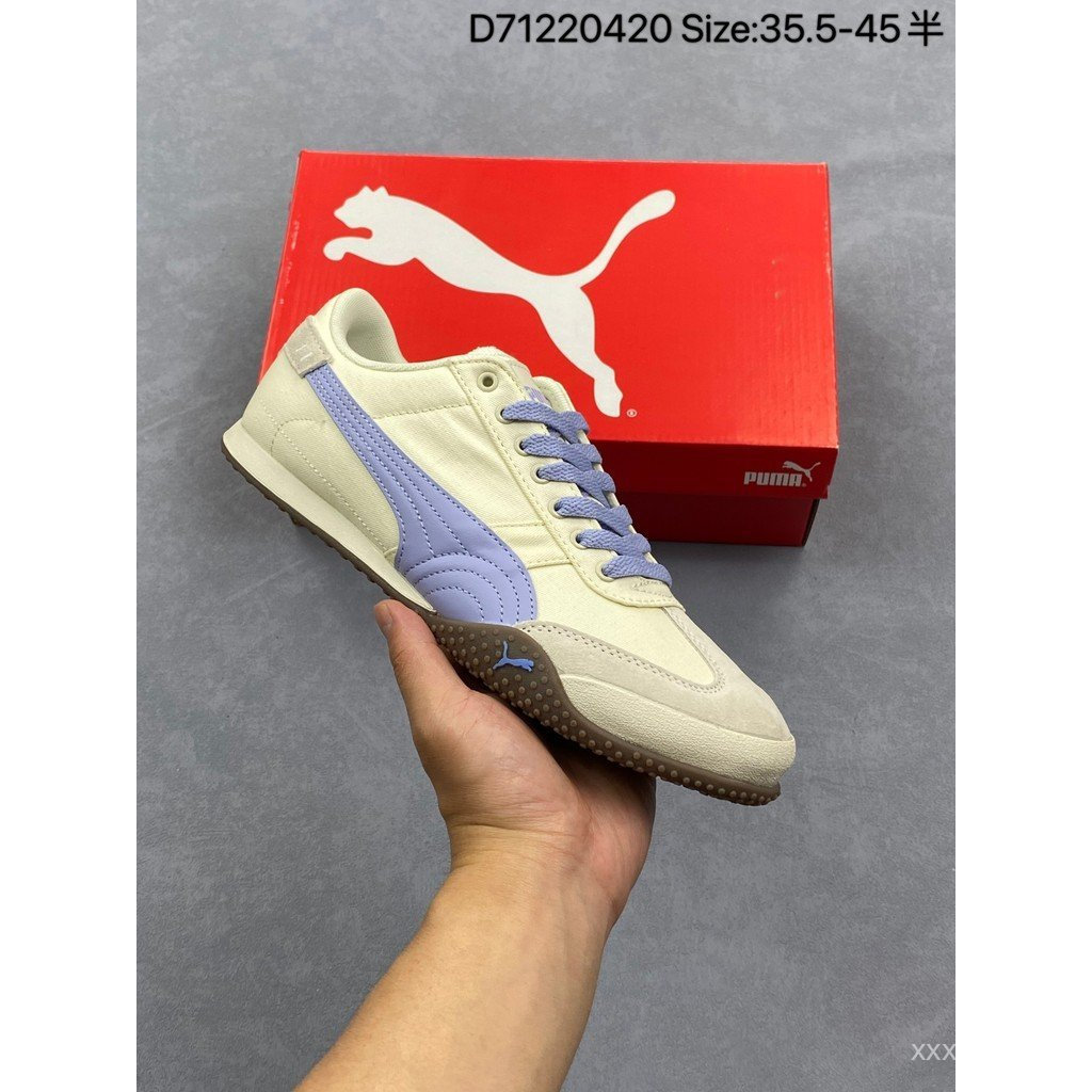 Puma shoes/Puma Bella UT Leather Men Women Casual shoes Retro Stium Sneakers Casual Sneakers Men Women Same Style Commuter Student Sneakers 4PAK