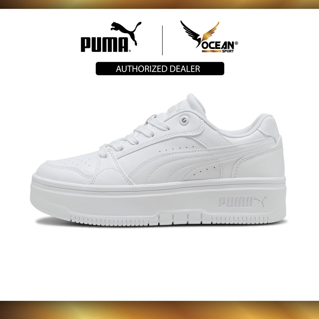 PUMA Rebound Femme Low (PUMA White-Vapor Gray)   40259201