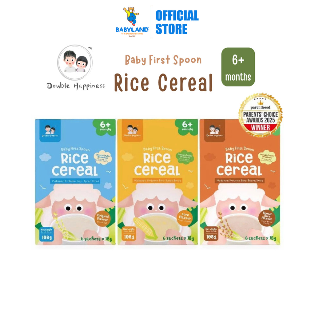 Double Happiness Baby First Spoon Rice Cereal