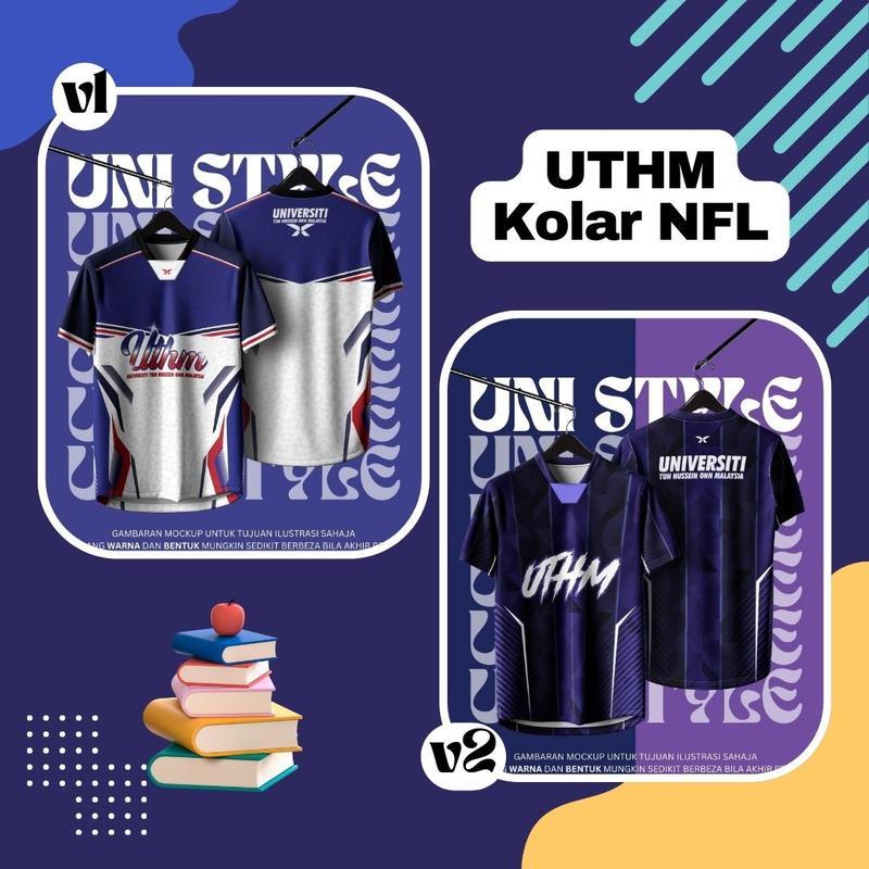 Baju Universiti UTHM V1 & V2 | Microfiber 160gsm [XS - 5XL]